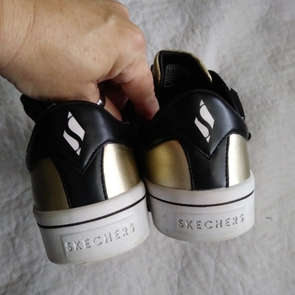 Women's Skechers Sneakers Gold High Street - Picture 4 of 6